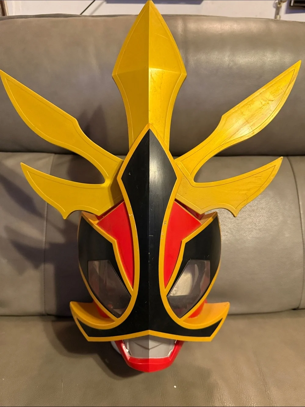 2012 Bandai Power Rangers Super Samurai Shogun Red Ranger Deluxe Talking Mask
